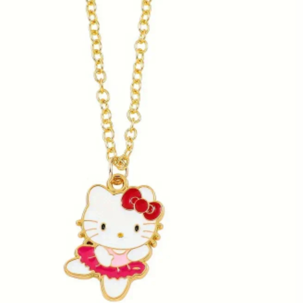 Hello Kitty ballerina necklace!
